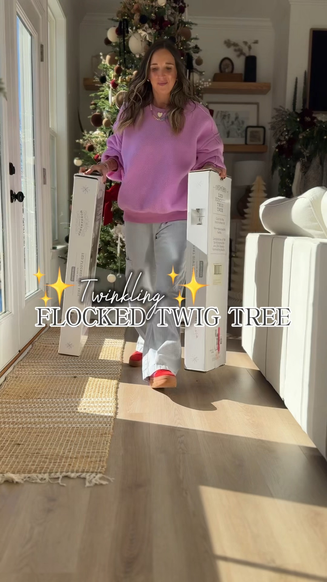 Absolutely in love with these new twig trees from target they have a twinkle. They are 6 feet tall and they are also flocked currently 50% off at target right now.

#LTKHoliday #LTKSaleAlert #LTKWatchNow