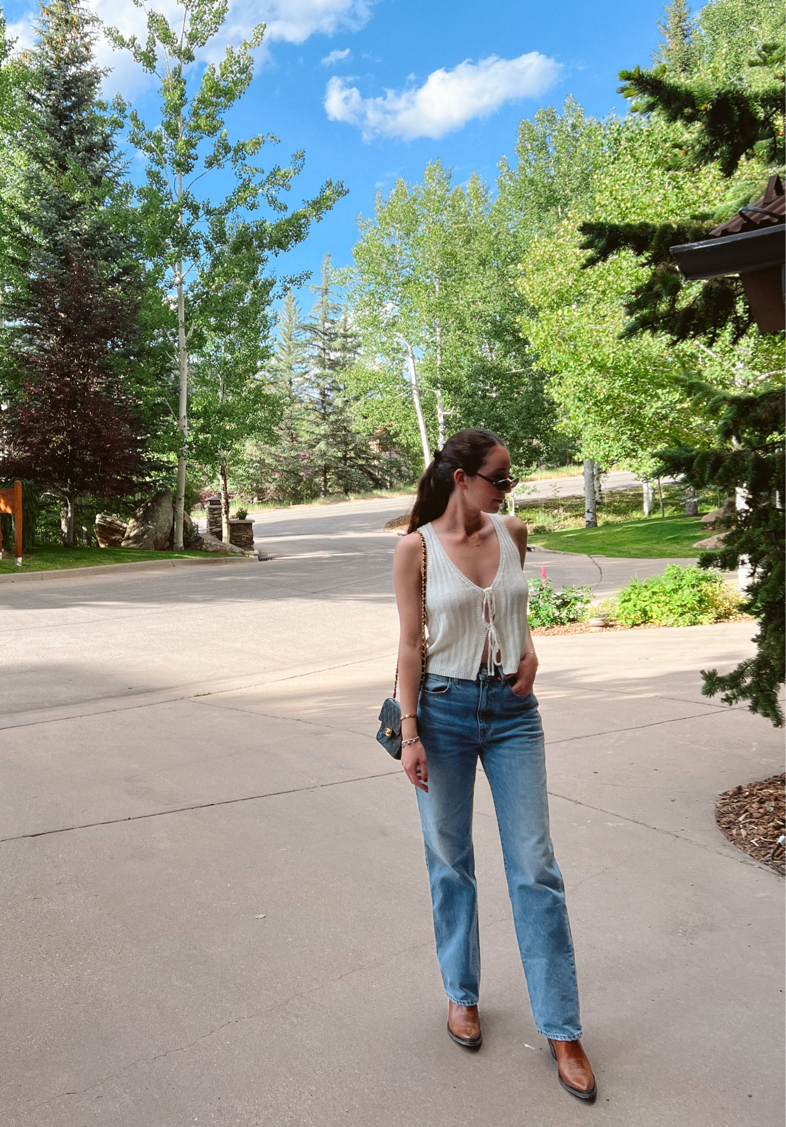 Obsessed with this top it’s only avail in medium so linking some similar ones! Also recommend sizing up one in the jeans 💙
Top- S
Bottoms- 27

Revolve outfit, crochet top, knit top, blue jeans, cowboy boots, summer concert outfit, fall outfit, night out

#LTKFind #LTKunder100 #LTKstyletip