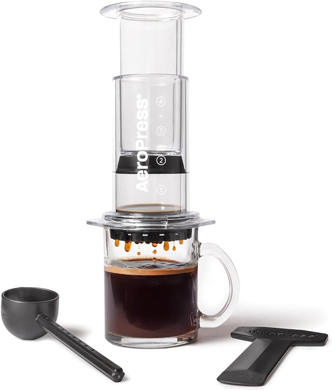 AeroPress Clear Coffee Press - All-in-One French Press, Pour-Over & Espresso Style Manual Brewer,... | Amazon (US)