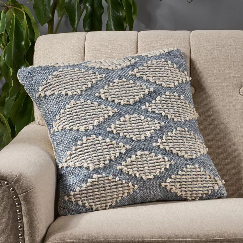Andrea Geometric 18" Throw Pillow Cover | Wayfair North America