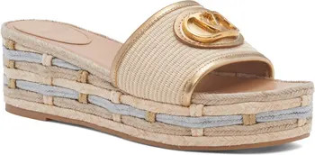 VLOGO Flatform Espadrille Slide Sandal (Women) | Nordstrom