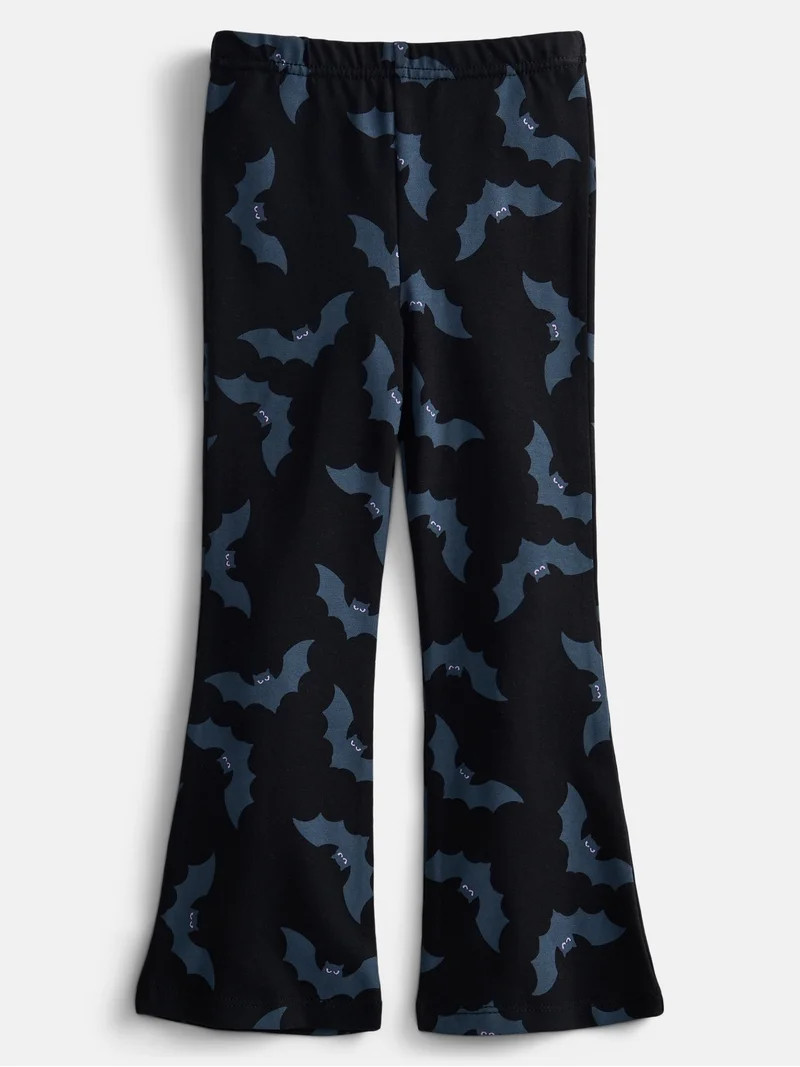 Toddler Girls' Halloween Flare Leggings from Way To Celebrate, Sizes 12M-5T | Walmart (US)