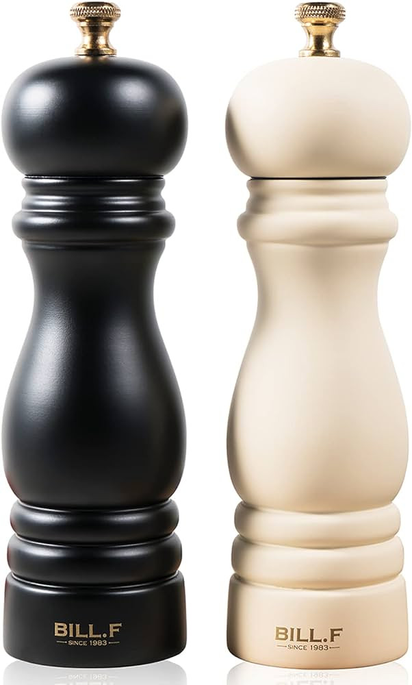 Salt and Pepper Grinder Pepper Mill Grinder Pepper Grinders Shakers Salt Mill Set of 2 with Adjus... | Amazon (CA)