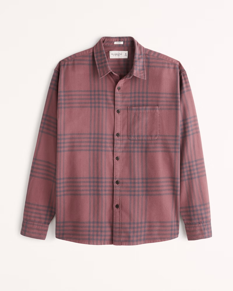 90s Relaxed Flannel | Abercrombie & Fitch (US)