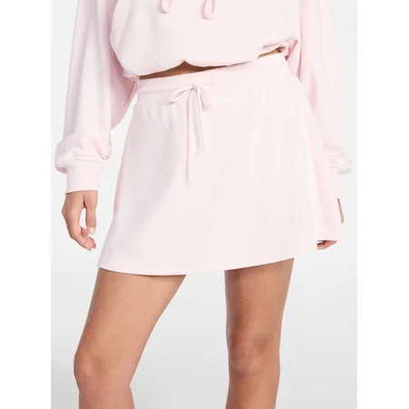 No Boundaries Fleece Drawstring Skort, Women’s Sizes XXS-XXL | Walmart (US)