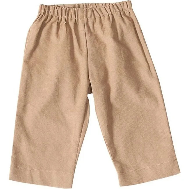 Busy Bees | Luke Pant, Khaki Corduroy (Tan, Size 9M) | Maisonette | Maisonette