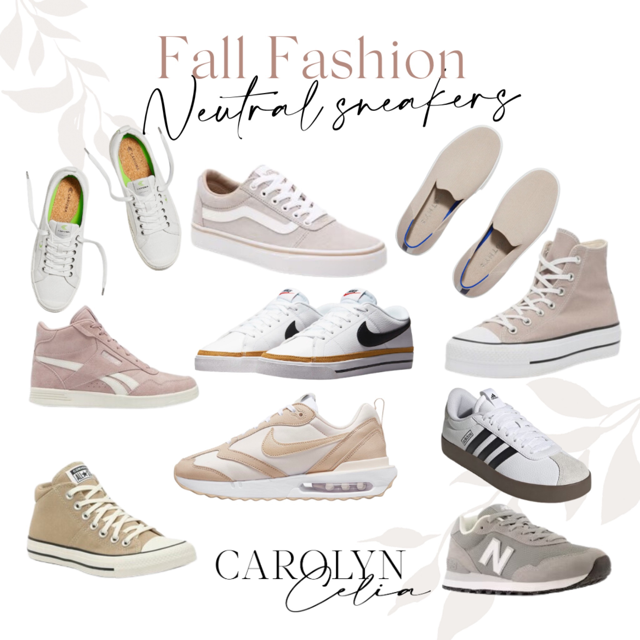 Fall fashion neutral sneakers!
Add them to your rotation, they go with anything!!


#LTKfindsunder100 #LTKshoecrush #LTKGiftGuide