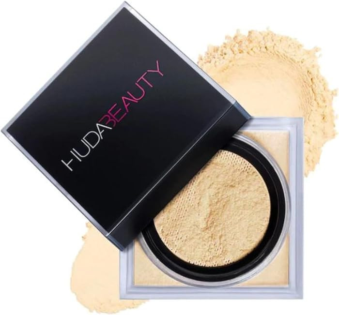Huda Easy Bake Loose Baking & Setting Powder - Banana Bread (light, medium, and tan skin tones) -... | Amazon (US)