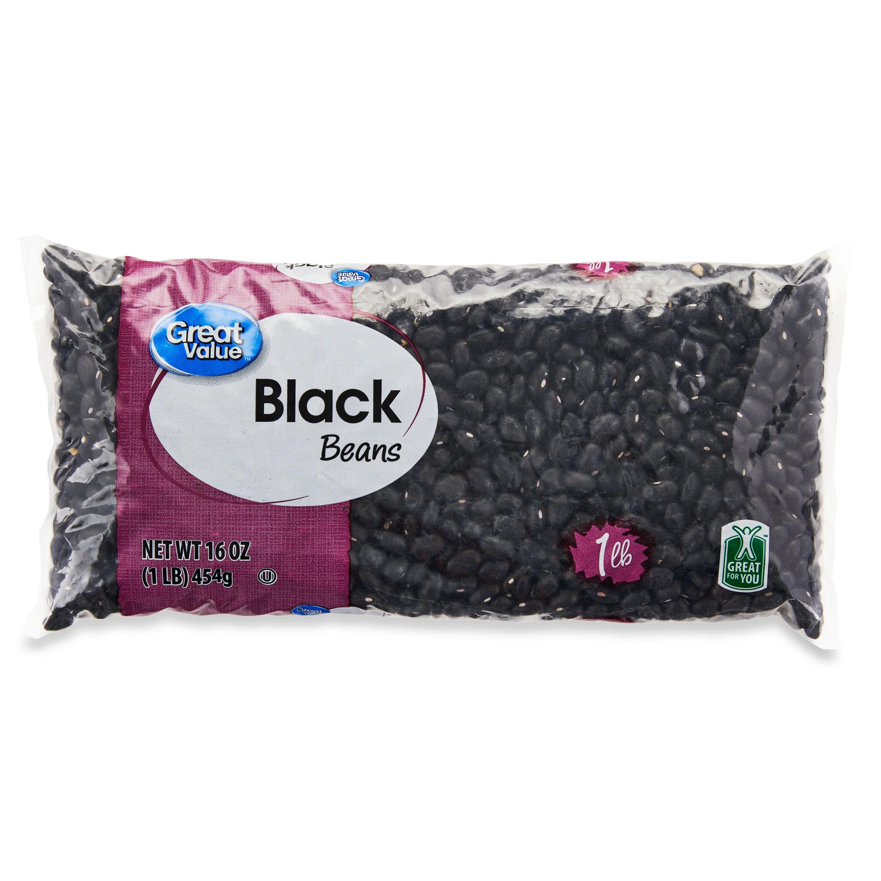 Great Value Black Beans, 1 lb | Walmart (US)