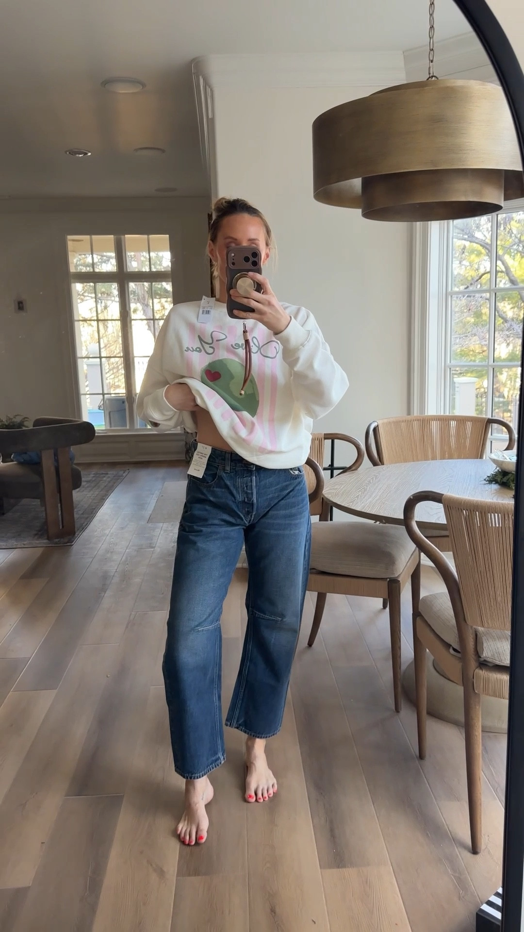 Try on Haul🤍 been searching for the perfect jeans and these are super cute? Thoughts?!? 

#LTKootd #LTKgrwm #LTKmomlife