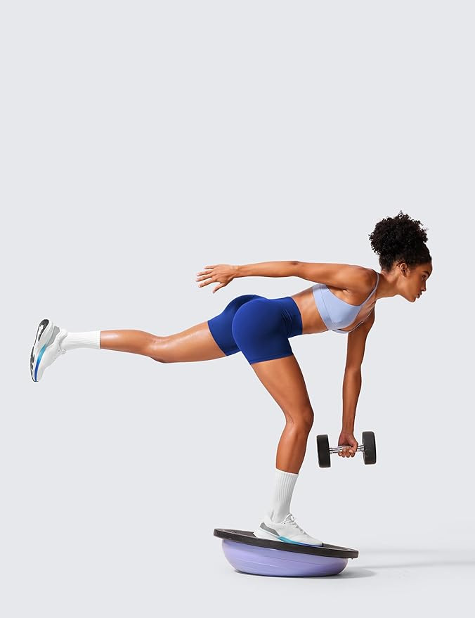 CRZ YOGA Secretsculpt Womens Butterlift High Waist Scrunch Butt Biker Shorts 4 Inches - No Front ... | Amazon (US)