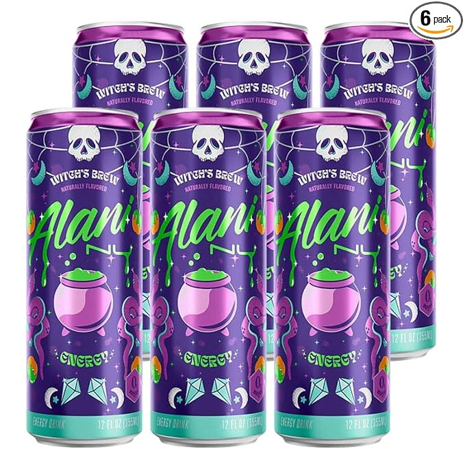 Alani Nuu Witches Brew Pack of 6, 12fl oz, 4k Logistics Bundle | Amazon (US)