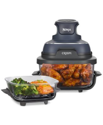 Crispi 4-in-1 Portable Glass Air Fryer Cooking System | Macy's