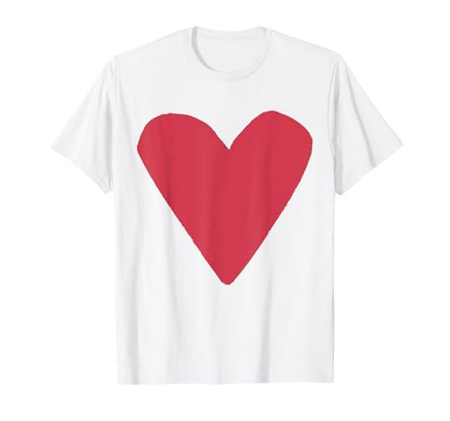 Red Heart White T-Shirt | Amazon (US)