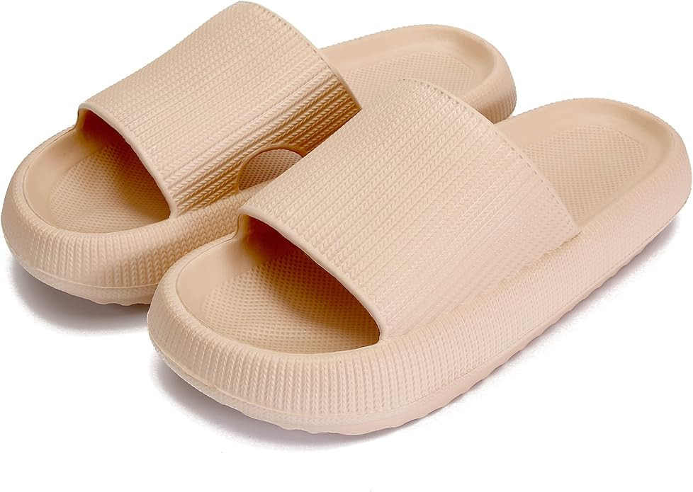 rosyclo Cloud Slippers for Women and Men, Pillow House Slippers Shower Shoes Indoor Slides Bathro... | Amazon (US)