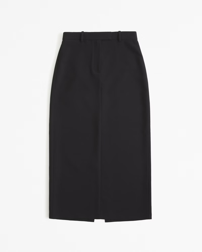 Tailored Maxi Skirt | Abercrombie & Fitch (US)