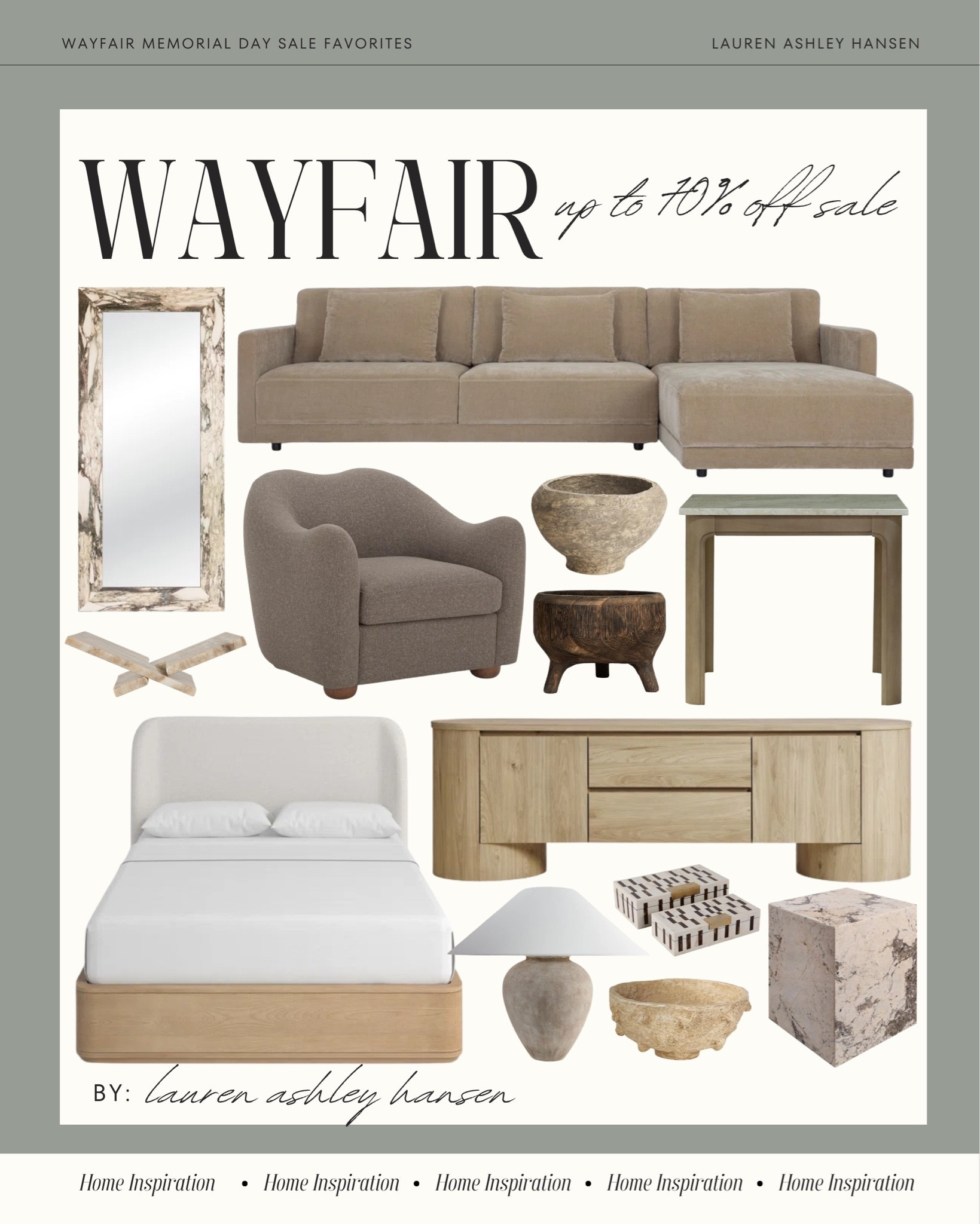 Last chance to shop and save! Up to 70% off these gorgeous organic home finds and favorites from Wayfair. Mixed textures and materials, warm earthy tones, and timeless finishes. The

#LTKSaleAlert #LTKHome
