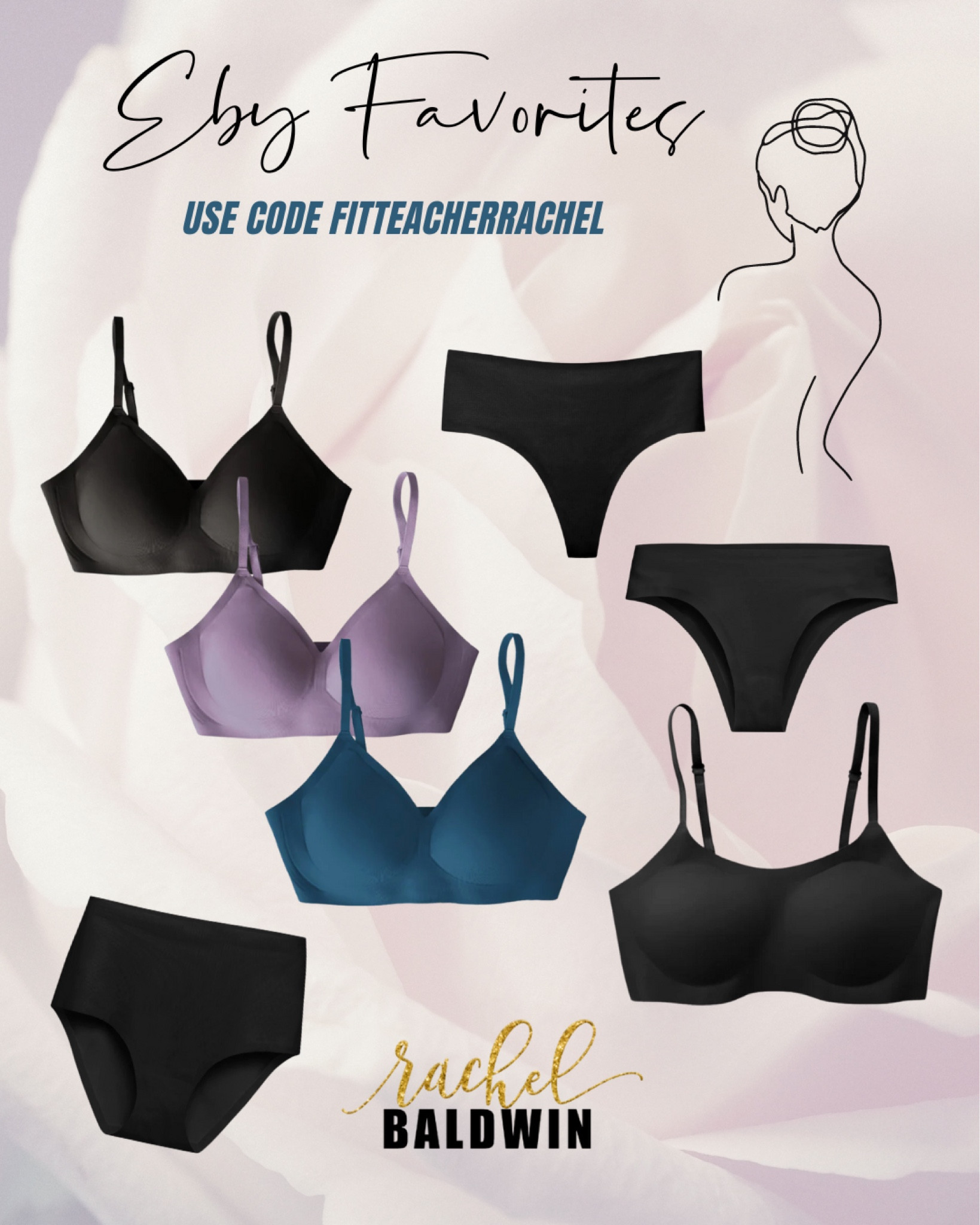 FOUND - the best undergarment brand! Comfy, supportive, affordable, and cute ✔️✔️✔️ Don’t sleep on Eby bras and underwear! 

Use code fitteacherrachel for a discount! 🛍️ 

#LTKfindsunder100 #LTKstyletip