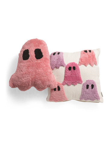 2pk Rib Textured With Tufted Boos Pillows | TJ Maxx