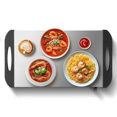 VEVOR Electric Warming Tray, Food Warming Trays for Buffet, Warming Trays with Adjustable Temperature Control, Portable Stainless Steel Food Warmer | Target