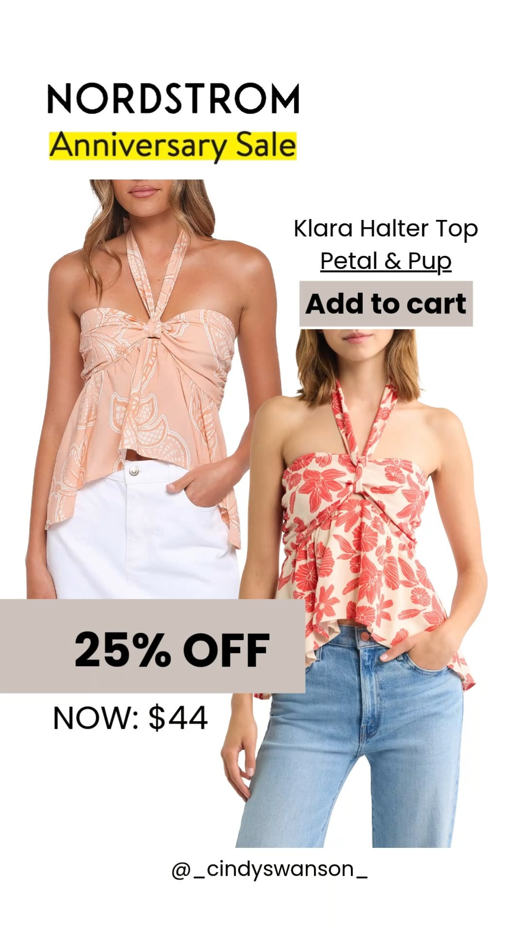 This halter top is such a fun Nordstrom Anniversary Sale find! The flowy silhouette, pretty prints, and adjustable halter neckline make it perfect for warm-weather vacations, date nights, or pairing with your favorite white denim. At 25% off, it’s a statement piece that’s easy to wear now and on your next getaway.

💡 LTK MADE EASY
❤️ Heart = Support my posts!
🔖 Save = Get sale & restock alerts
📋 Lists = Keep favorites organized
📲 Share = Send lists and products to a friend. Hello, Christmas List!
💬 Comment = Ask me anything about what I’m wearing.:-) 

 #LTKootd #LTKOver40 #LTKSaleAlert