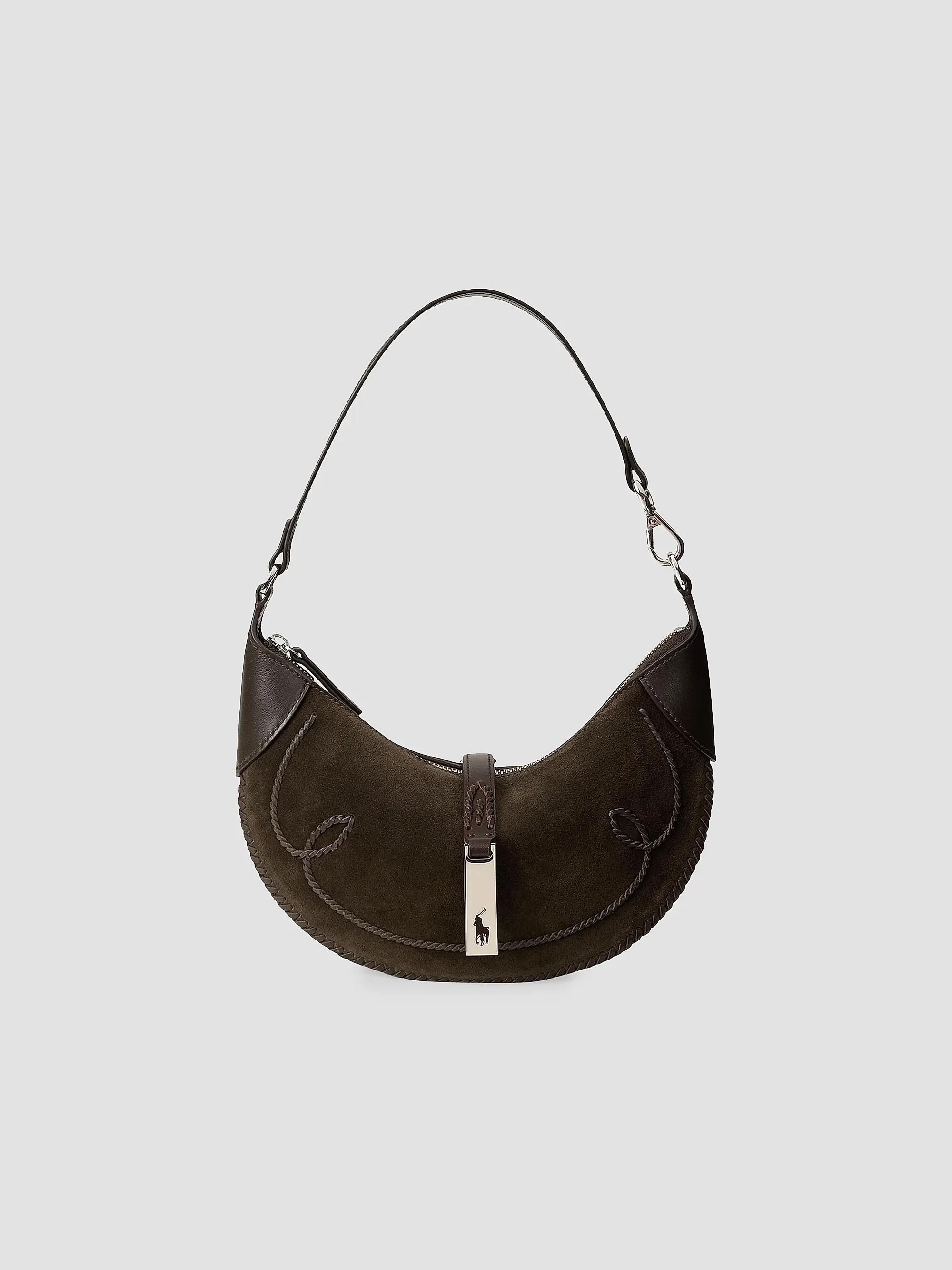 Polo ID Western Suede Shoulder Bag | Saks Fifth Avenue