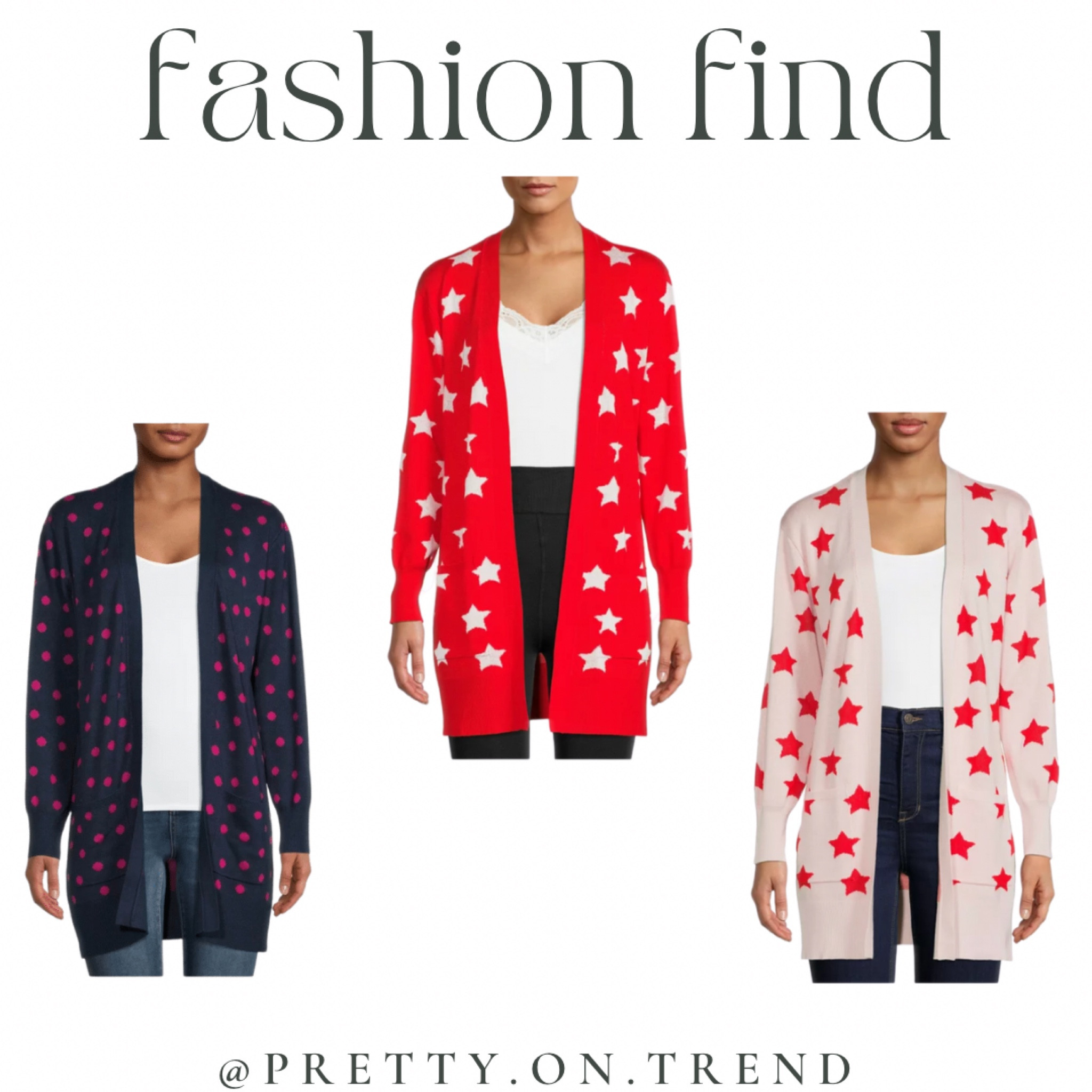 Star print cardigan 

#LTKSeasonal #LTKFind #LTKstyletip