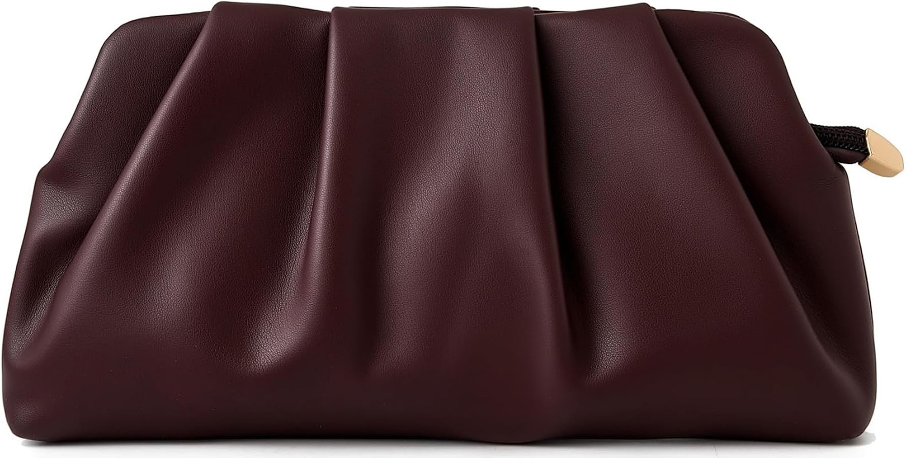Evening Bag for Women Ruched Clutch Purse Detachable Metal Chain Crossbody Bag | Amazon (US)