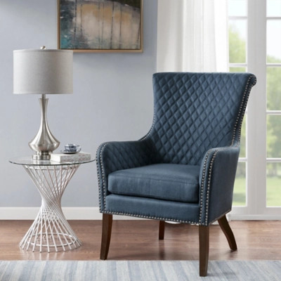 Kileen Accent Chair, Dark Blue | Ashley Homestore