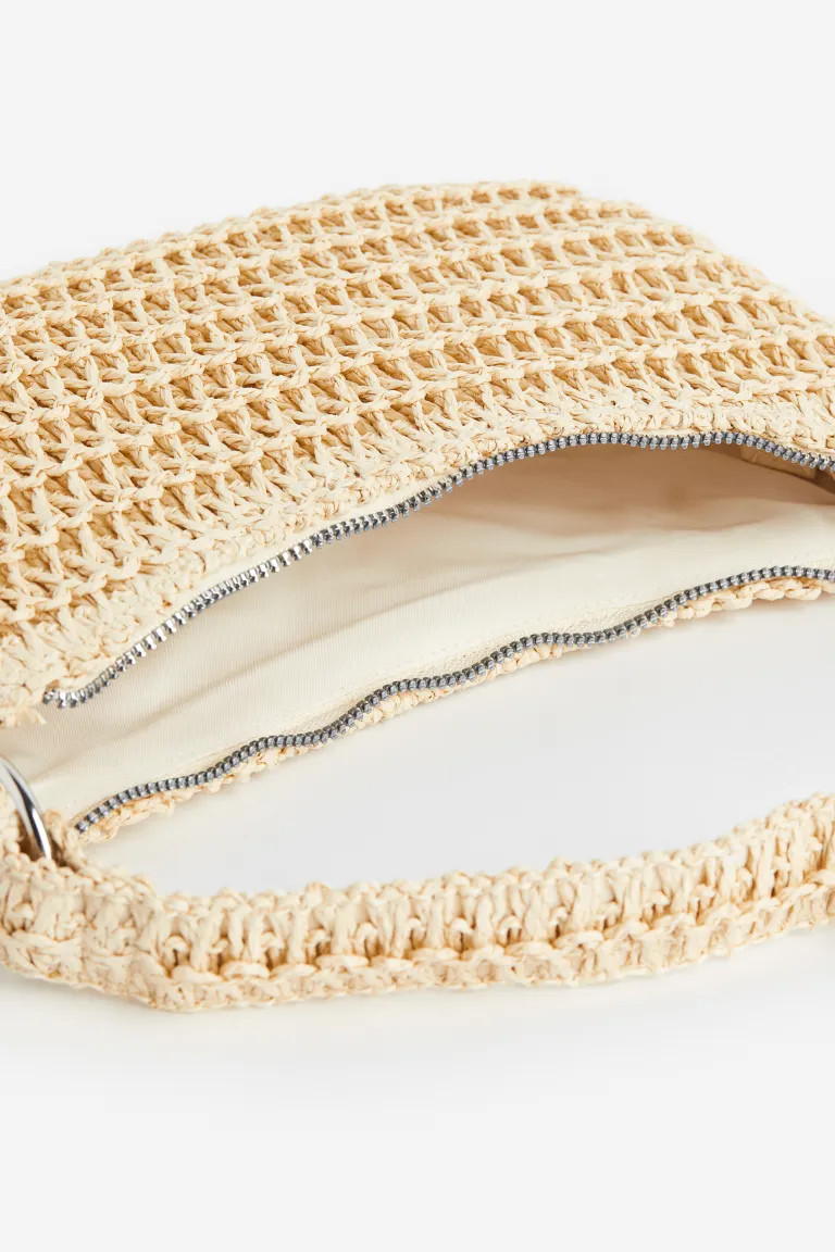 Straw shoulder bag | H&M (US + CA)