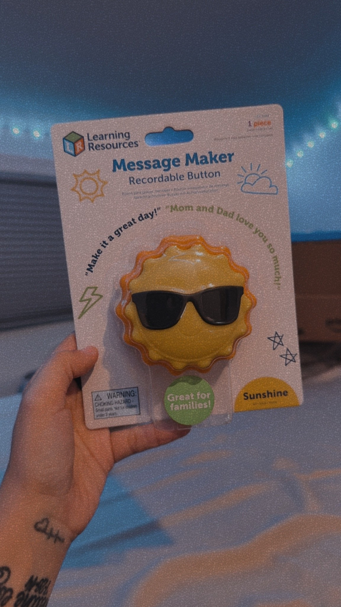we always leave handwritten notes in the girls lunchboxes but I saw this recordable message button and needed to up the game 🥲

#LTKdayinmylife #LTKmomlife #LTKKids