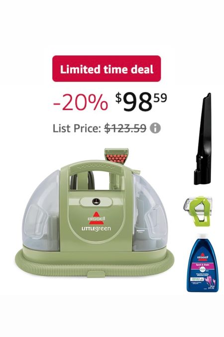 Love my Little Green Clean Machine 
Amazon daily deal 

#LTKFindsUnder100 #LTKHome #LTKSaleAlert