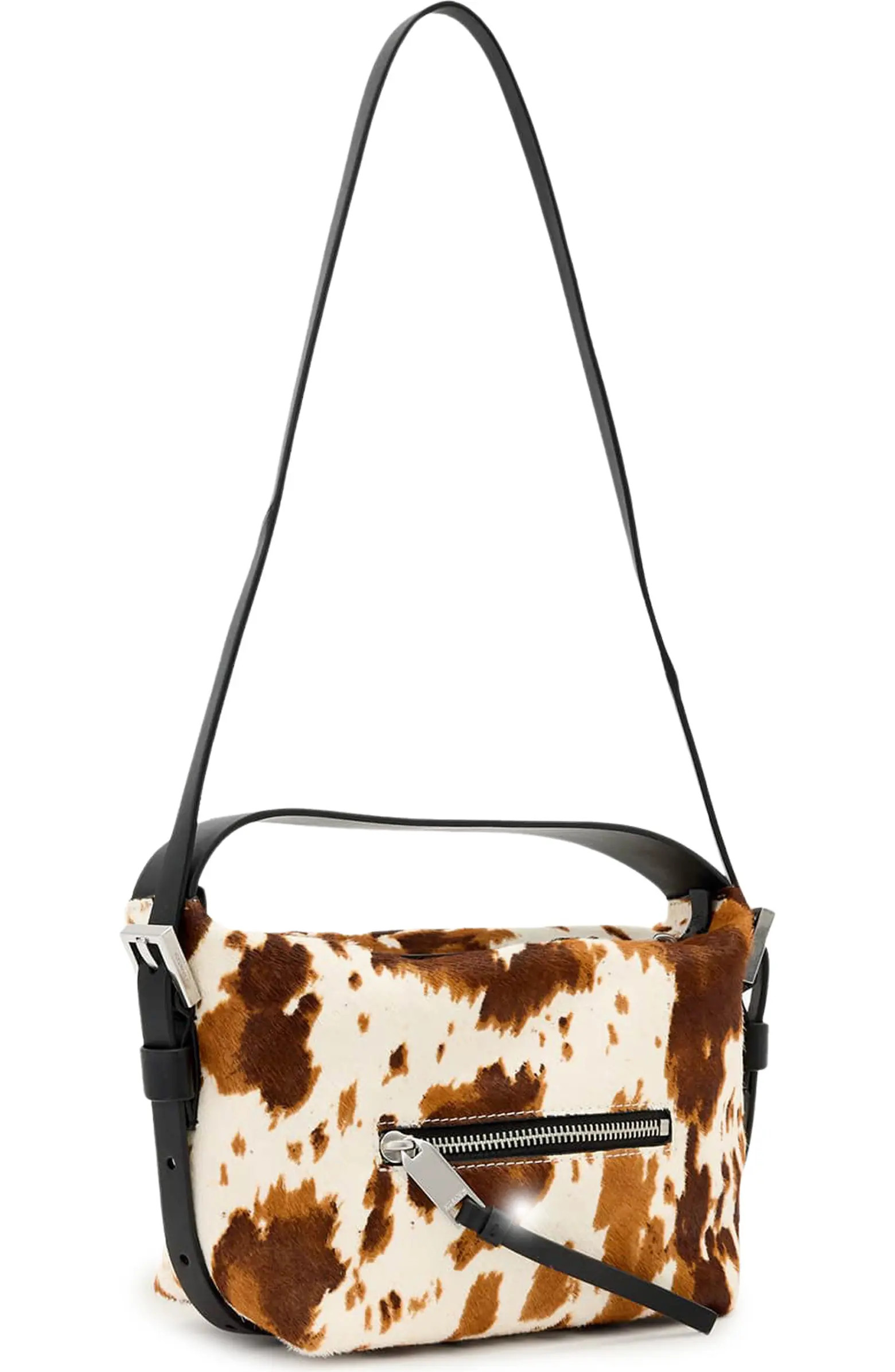 AllSaints Vega Grab Genuine Calf Hair Crossbody Bag | Nordstrom | Nordstrom