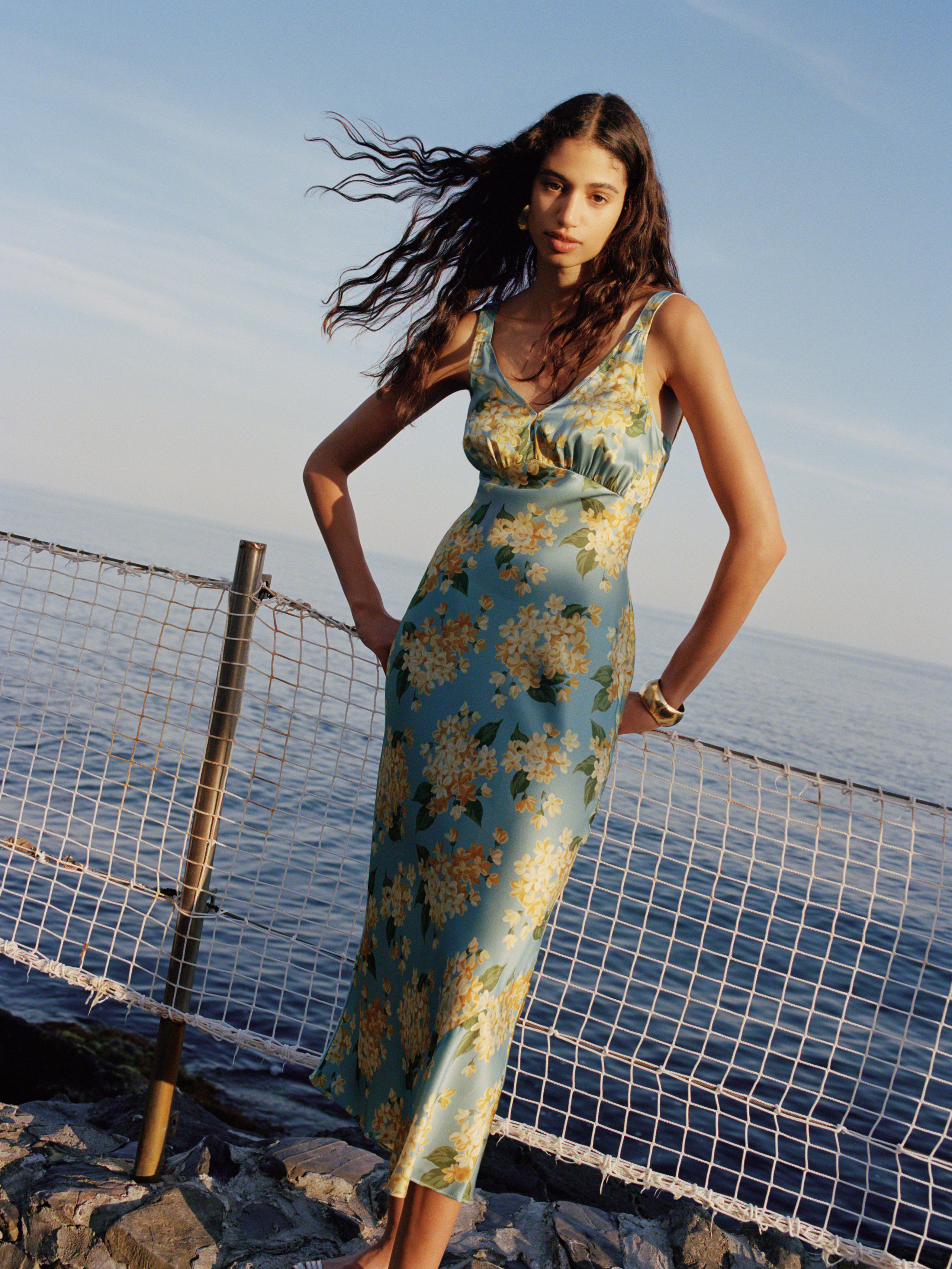 Daytona Silk Dress | Reformation (Global)