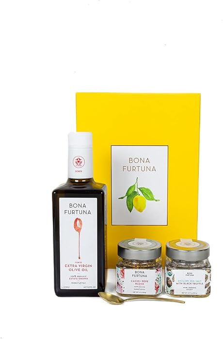 Bona Furtuna La Trattoria Organic Italian Olive Oil Gift Set with Award-Winning Extra Virgin Oliv... | Amazon (US)