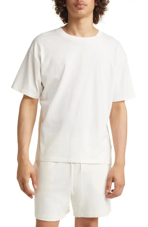Elwood Core Oversize Organic Cotton Jersey T-Shirt in White at Nordstrom, Size Small | Nordstrom