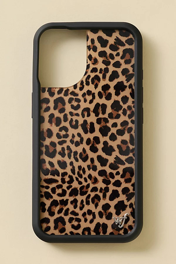 Wildflower Meow Leopard Print iPhone Case in Leopard at Urban Outfitters | Urban Outfitters (US and RoW)