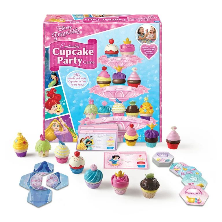 Disney Princess Enchanted Cupcake Party Game For Preschoolers Age 3+ - Walmart.com | Walmart (US)