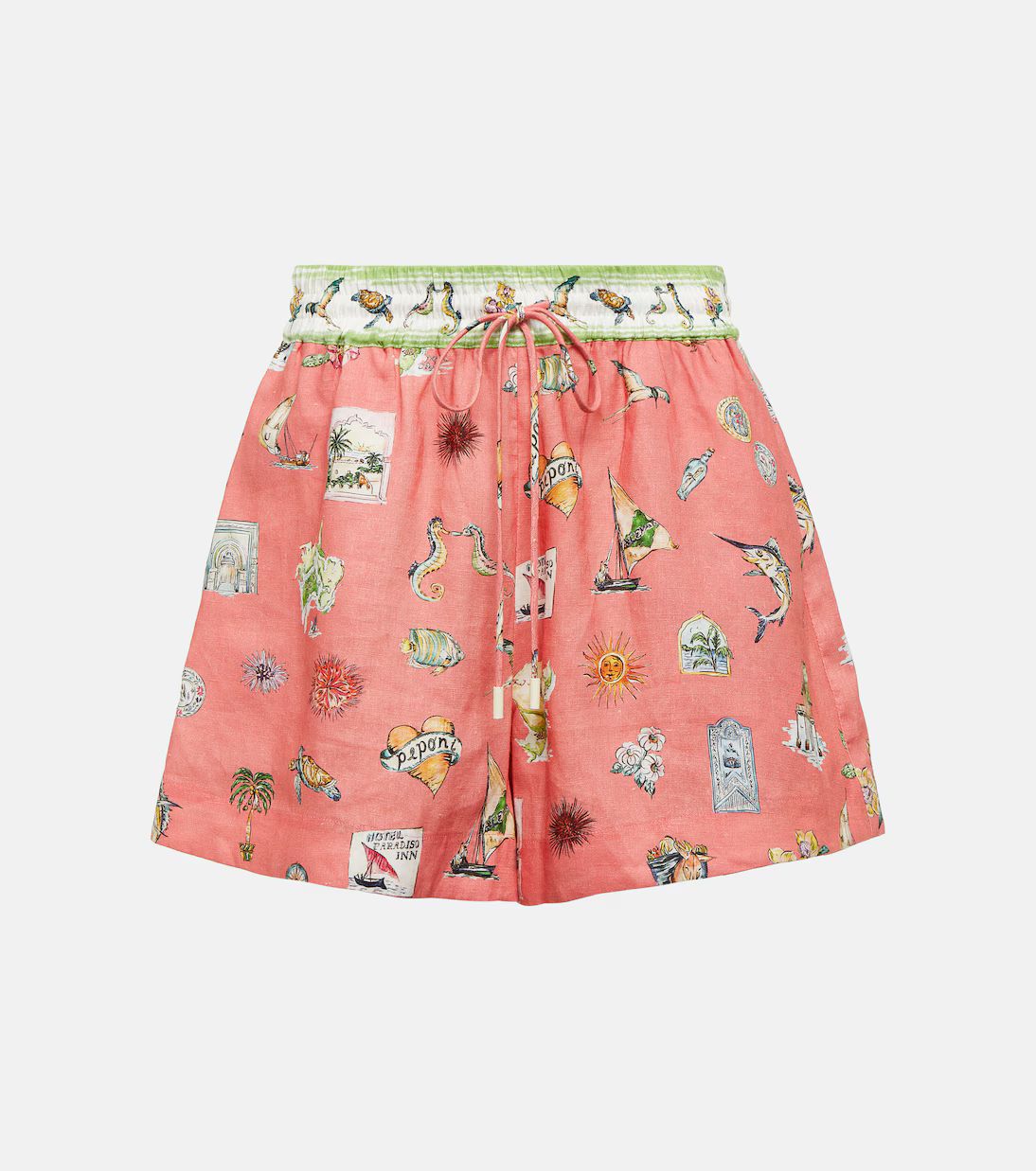 Printed linen shorts | Mytheresa (US/CA)