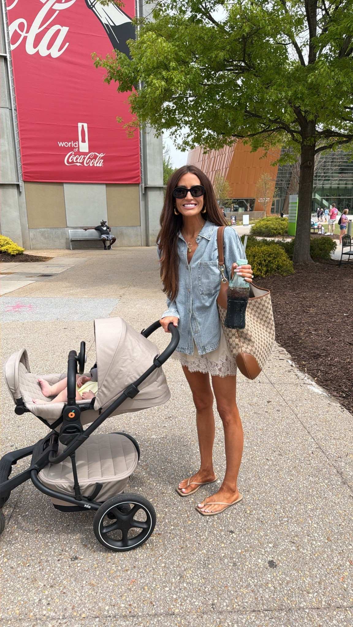 Spring outfit, stroller

#LTKTravel #LTKmomlife #LTKBaby