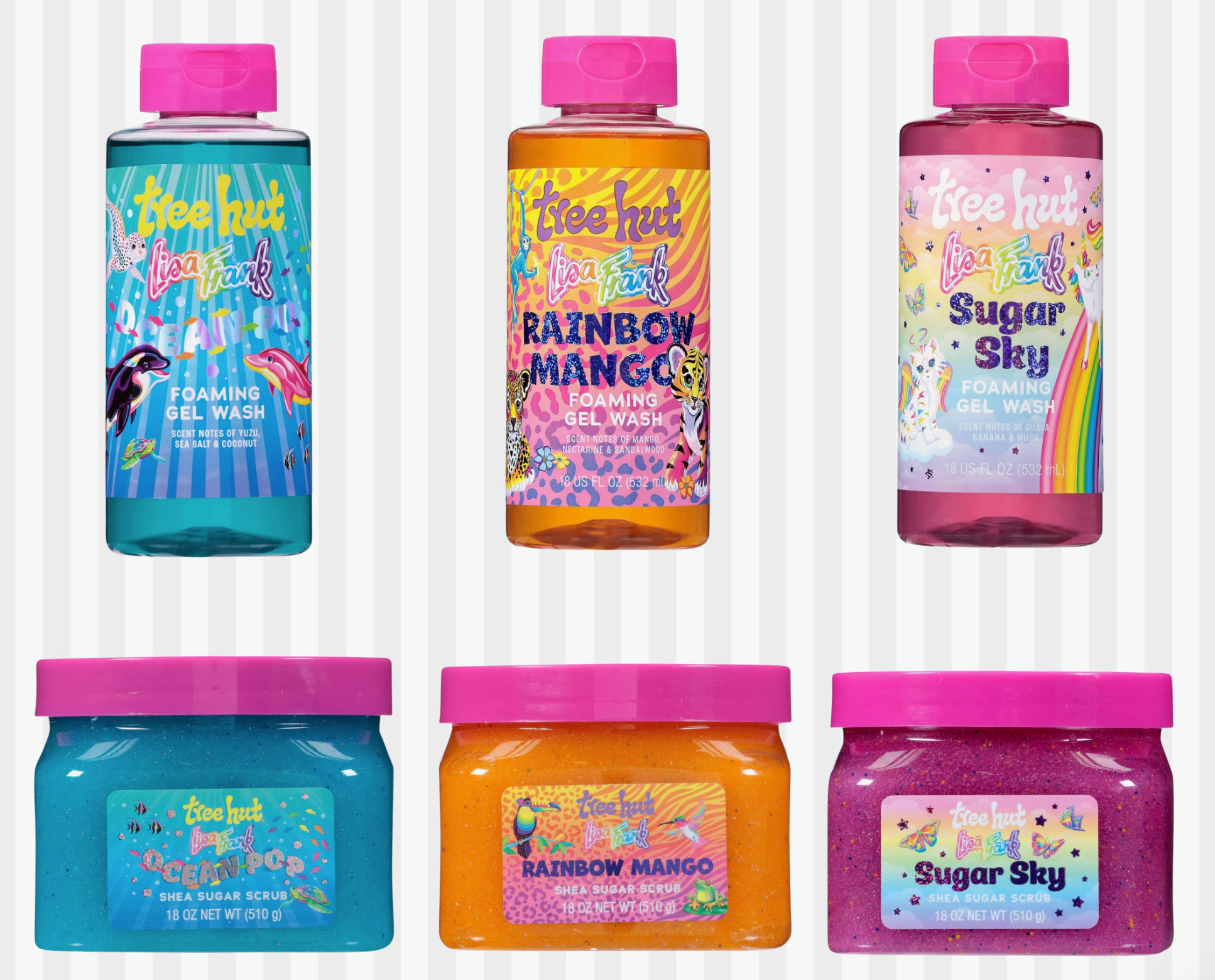 AHHHH!!! Tree Hut X Lisa Frank!!! These are selling quick!! 

 