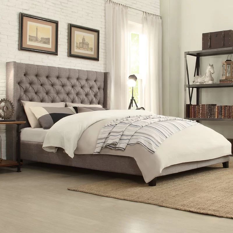 Kaster Upholstered Wingback Bed | Wayfair North America