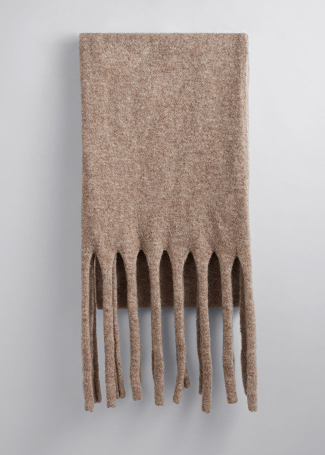 Oversized Wool-Blend Scarf | & Other Stories US