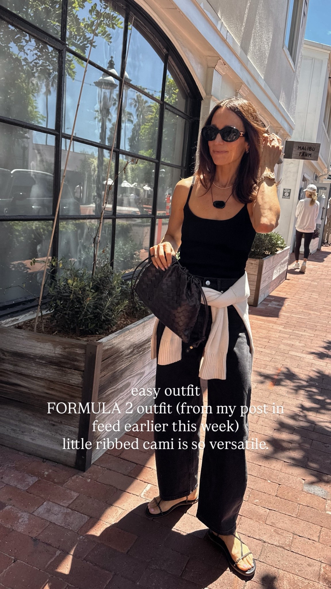 Today’s casual spring outfit 
I went up a size in the jeans, wearing 29” inseam option
Tank is true to size and so versatile for spring and summer 

#LTKOver40 #LTKPetite