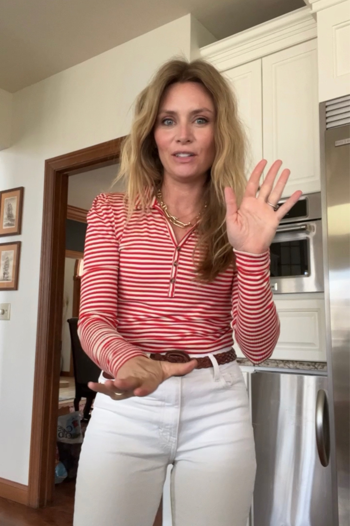 Polos are back this spring. Where them fitted with a wider leg Jean. 

#LTKSeasonal #LTKstyletip