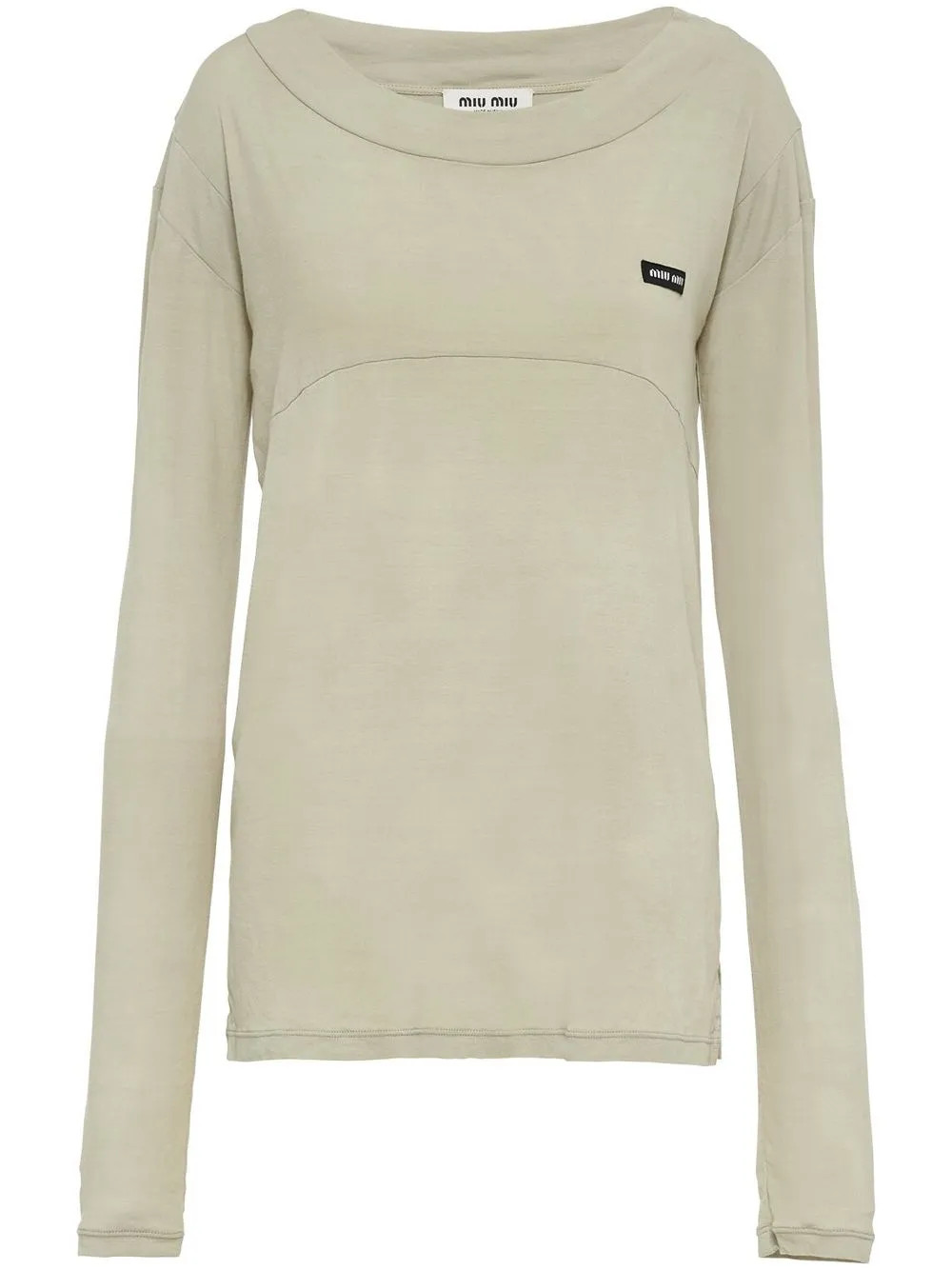 logo-patch long-sleeve T-shirt | Farfetch Global