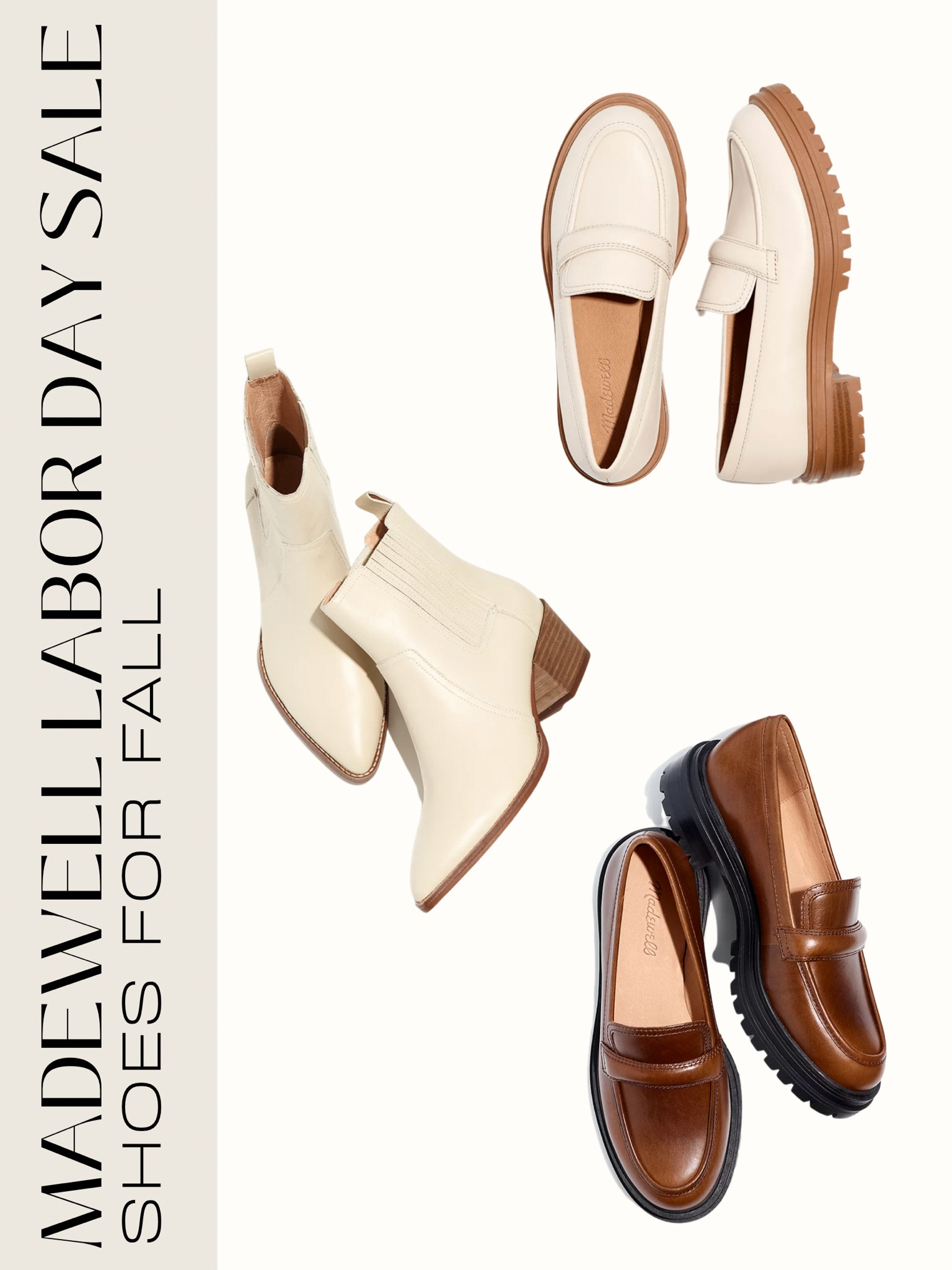 Use code pumpkin spice for 30% off madewell’s Labor Day sale fall shoes, loafers, booties 

#LTKunder100 #LTKSeasonal #LTKSale