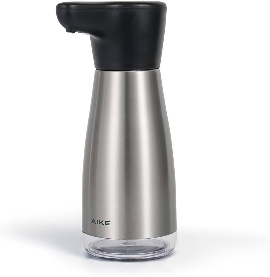 AIKE Magnetic Charging Waterproof Automatic Soap Dispenser for Liquid Soap Spot Resist Stainless ... | Amazon (US)