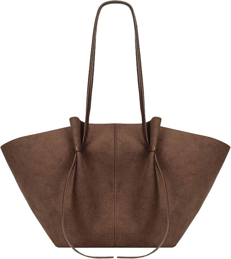 YFGBCX Tote Bag Smooth Leather Work Bag for Women Trendy Top Handle Bag Luxury Hobo Handbag with ... | Amazon (US)