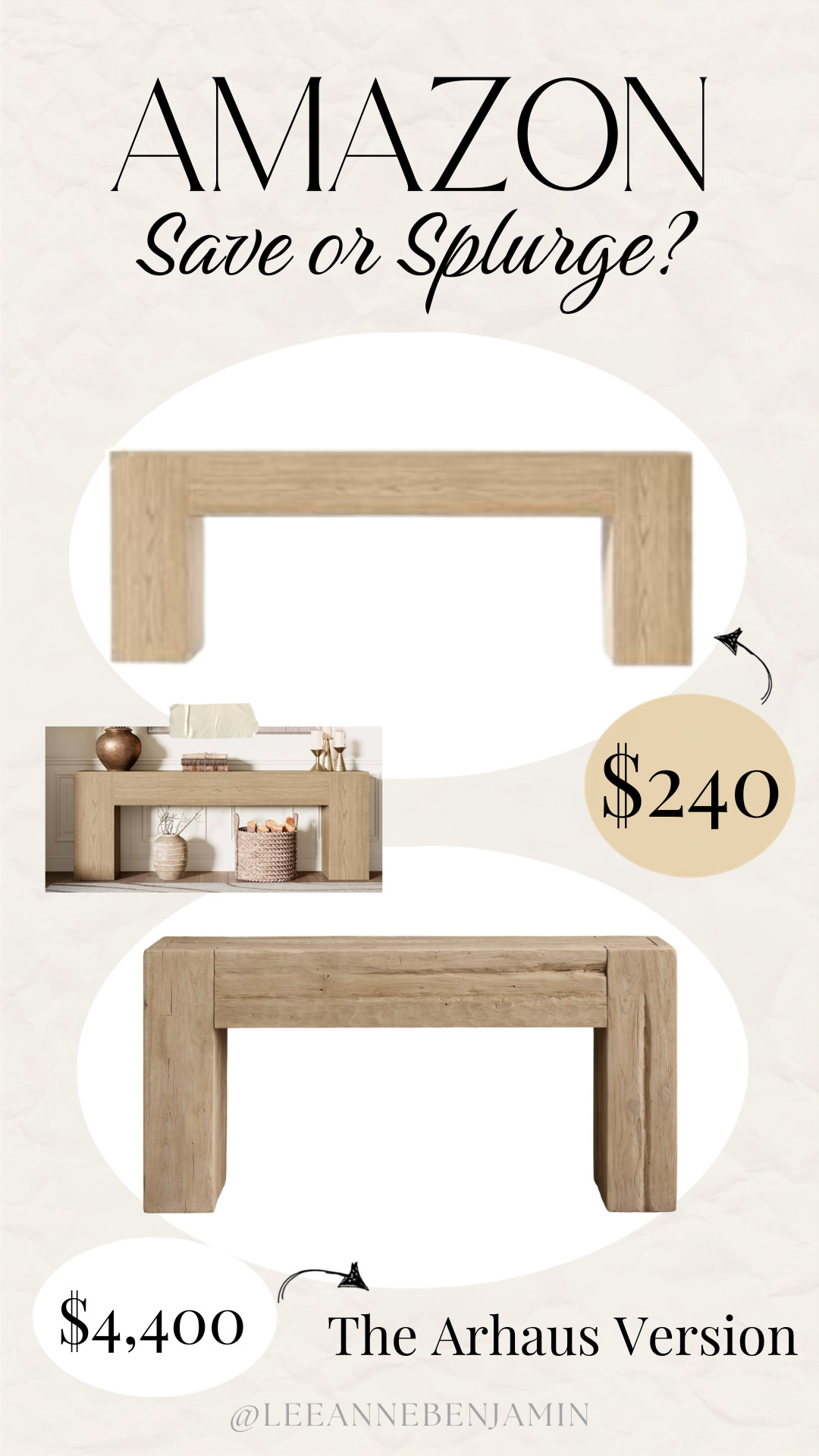 Would you save or splurge?  

 #LTKmomlife #LTKHome #LTKSaleAlert
